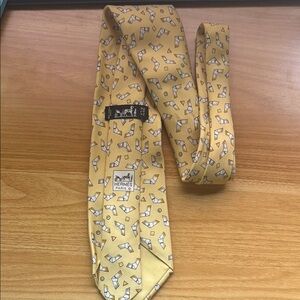 Yellow Silk Tie